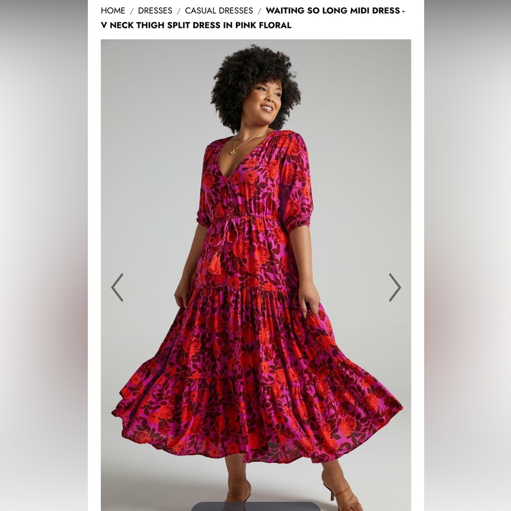Showpo Midi Dress NWOT